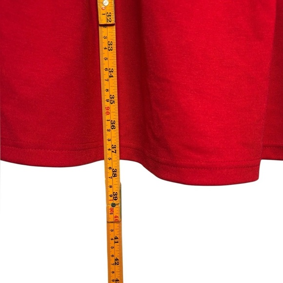 HI THERE from Karen Walker Red Sleeveless Pleated A-Line Dress Size US 10 - Picture 14 of 15